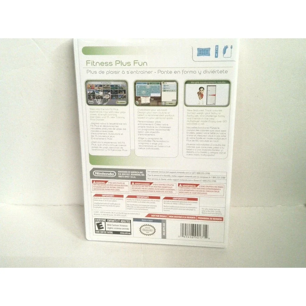 Wii Fit Plus Exercise & Fitness CIB